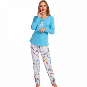 Pijamale Dama Vienetta, 'Dreams Come True' Blue