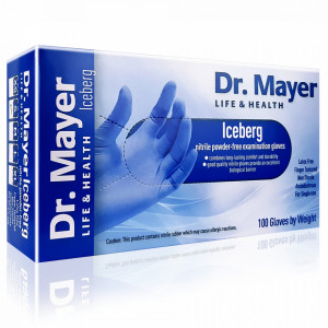 Manusi Examinare Nitril Nepudrate Indigo Iceberg Dr. Mayer 100 Buc