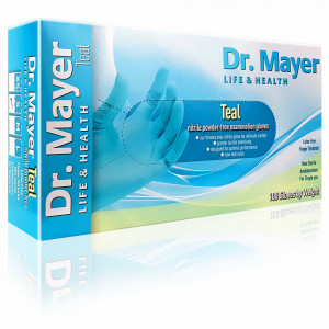 Manusi Examinare Nitril Nepudrate Turcoaz Dr. Mayer 100 Bucati