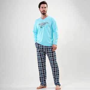 Pijamale din Bumbac Vienetta | MAN pentru Barbati Model '86 Origins'