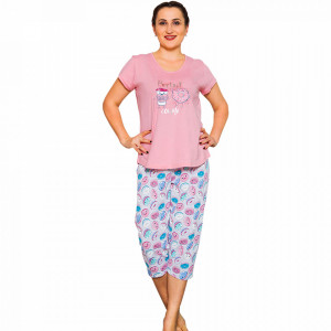 Pijamale Dama Marimi Mari, Vienetta, 'Perfect Couple' Pink