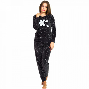 Pijama Dama Soft Velur, Vienetta, 'I love me...You love me too'