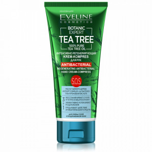 Crema Maini Regeneranta si Antibacteriana Botanic Expert Tea Tree Eveline Cosmetics