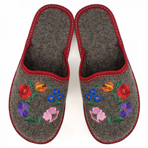 Papuci de Casa Universali din Postav Model 'Paradise Garden' Bosaco