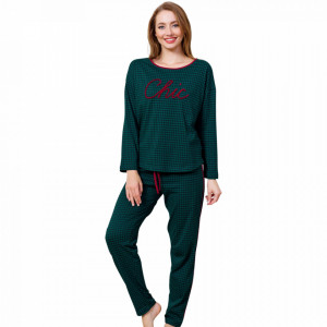 Pijamale Dama din Bumbac Vienetta Model 'Chic'