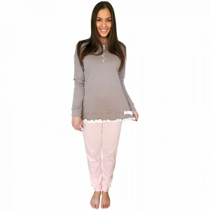 Womans Pajams Snelly L'Originale, 100% Cotton, 'Nostalgic Beauty'