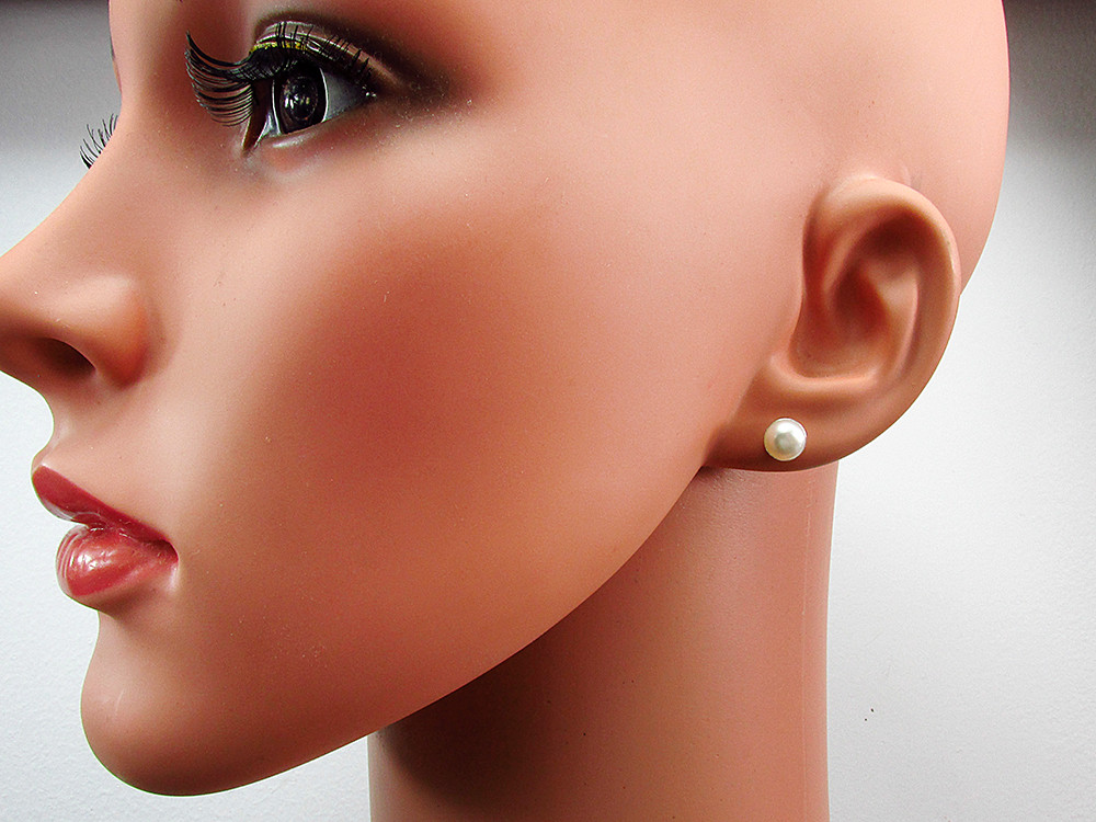 Set argint Joy perle de cultura albe 6 MM