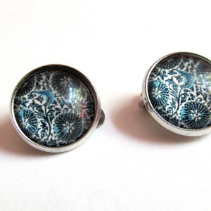 Cercei clips model floral A 14 MM