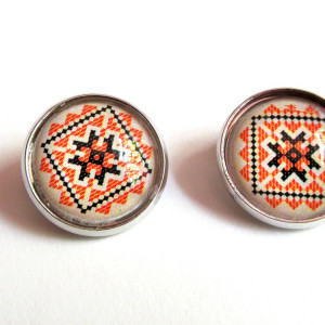 Cercei clips model folcloric A 16 MM