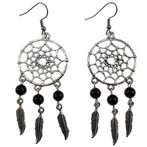 Cercei candelabru Dreamcatcher cu onix natural