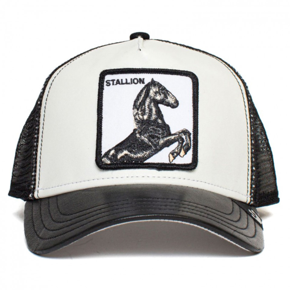 Goorin bros black Stallion leather hat