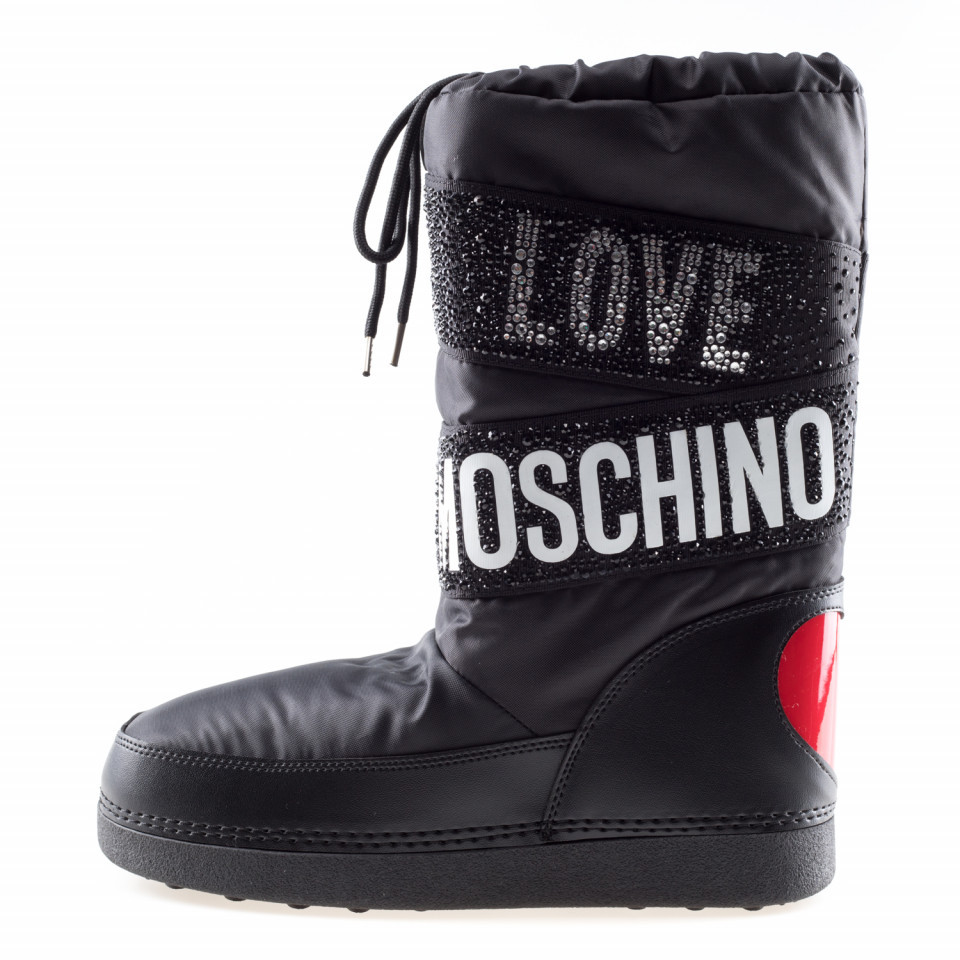 moschino sequin moon boots