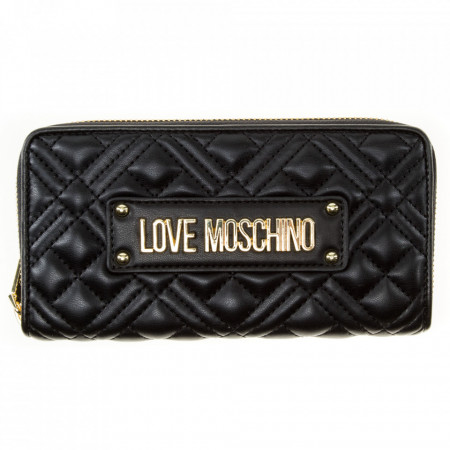 Moschino-Love-portafoglio-donna-trapuntato-nero