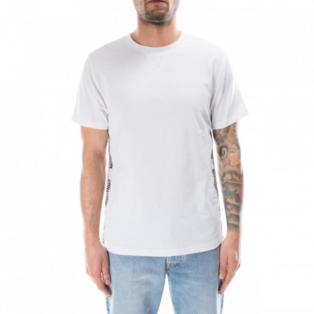 moschino-tshirt-bianca-stripe-logo