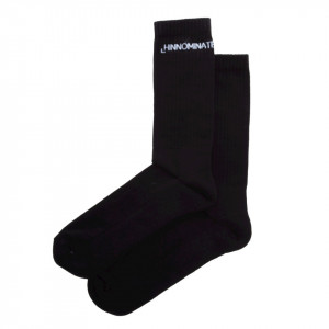 Hinnominate black logo socks