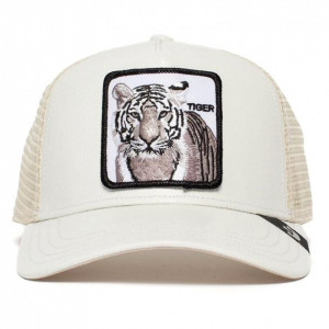 Goorin bros cappello in ecopelle Tiger bianco