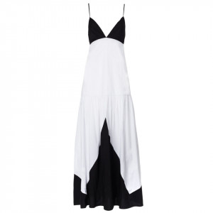 Jijil black and white long dress
