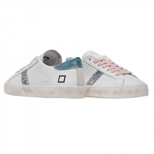 Date sneakers Hill low calf white green