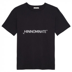 Hinnominate t-shirt nera logo maxi