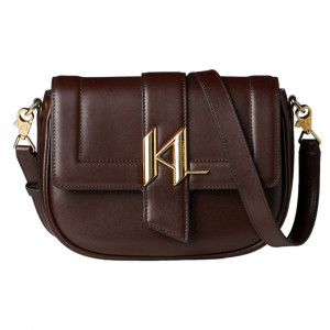 Karl Lagerfeld Saddle brown shoulder bag