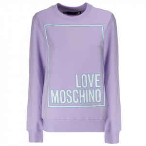 Love Moschino lilac sweatshirt