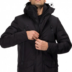 Outfit parka nero