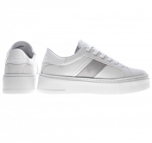 Crime-London-sneakers-low-white silver
