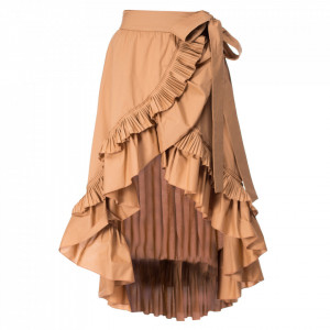 Jijil long beige gypsy skirt