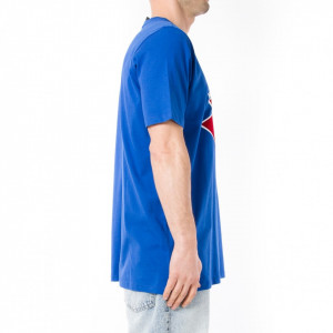 Numero 00 x lotto t-shirt blu uomo con logo