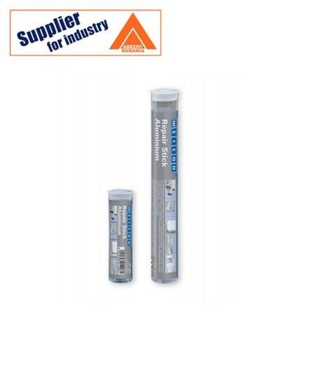 Adeziv pe baza de rasina epoxidica cu miez de aluminiu Repair Stick Aluminiu pentru reparatii rapide, rezistent la rugina 115g