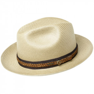 Palarie Bailey of Hollywood Bevers Panama Fedora Sand