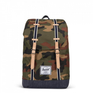 Rucsac Herschel Retreat Woodland Camo/ Denim