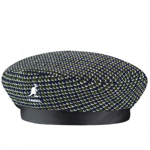 Bereta Kangol Tooth Grid Verde/ Albastru