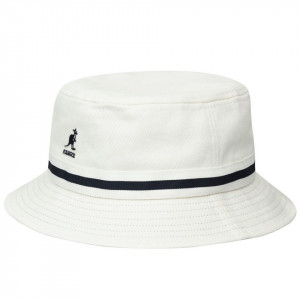 Palarie Kangol Stripe Lahinch Alb