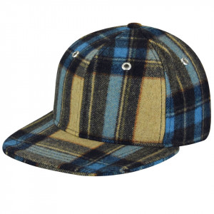 Sapca Kangol Tartan Flat Brim Silt Check