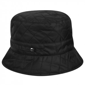 Palarie Betmar Quilted Rain Bucket Negru