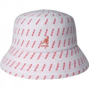 Palarie Kangol Rain Drop Bucket Alb