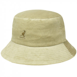 Palarie Kangol Washed Cord Bucket Bej