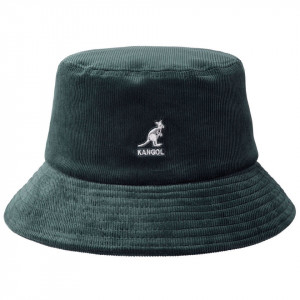 Palarie Kangol Washed Cord Bucket Verde
