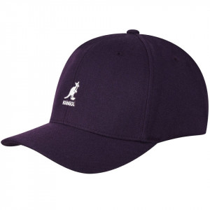 Sapca Kangol Wool Flexfit Baseball Blackberry