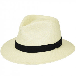 Palarie Bailey of Hollywood Brooks Panama Fedora Natural