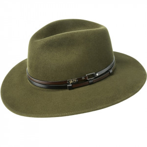 Palarie Bailey of Hollywood Stedman Elite Velour Fedora Verde