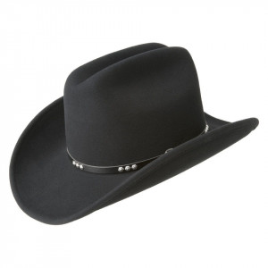 Palarie Bailey of Hollywood Wind River® Three D Western Negru