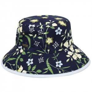 Palarie Betmar Florence Bucket Floral Bleumarin