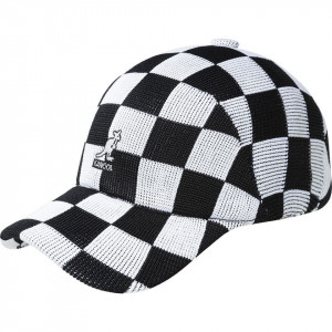 Sapca Kangol Checkered Tropic Adj Spacecap Negru