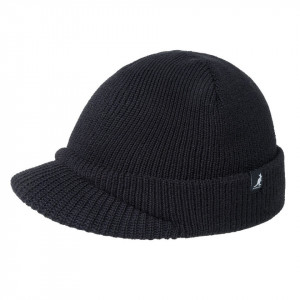 Caciula Kangol Sliced Peak Negru
