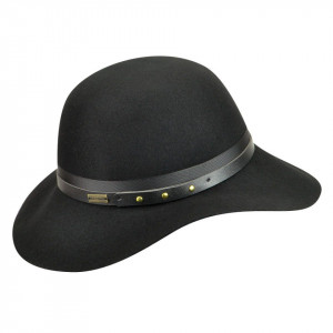Palarie Betmar Hayden Wool Felt Negru