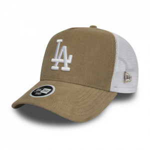 Sapca New Era Micro Cord Trucker Los Angeles Dodgers Maro Camel