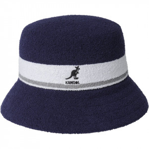 Palarie Kangol Bermuda Stripe Bucket Bleumarin
