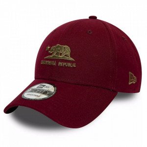 Sapca New Era 9forty California Republic Maroon